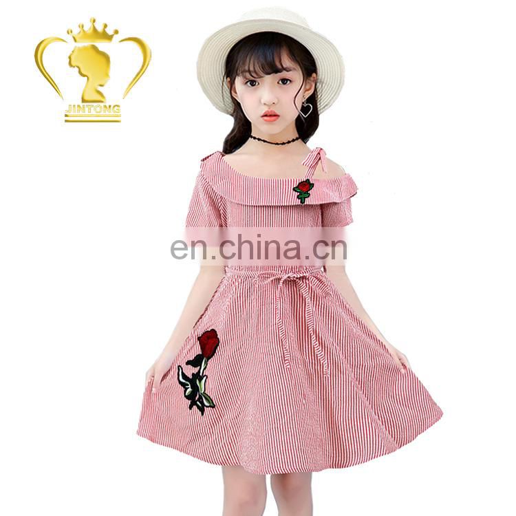 Hot selling wholesale fancy dresses for girls pakistan 2017