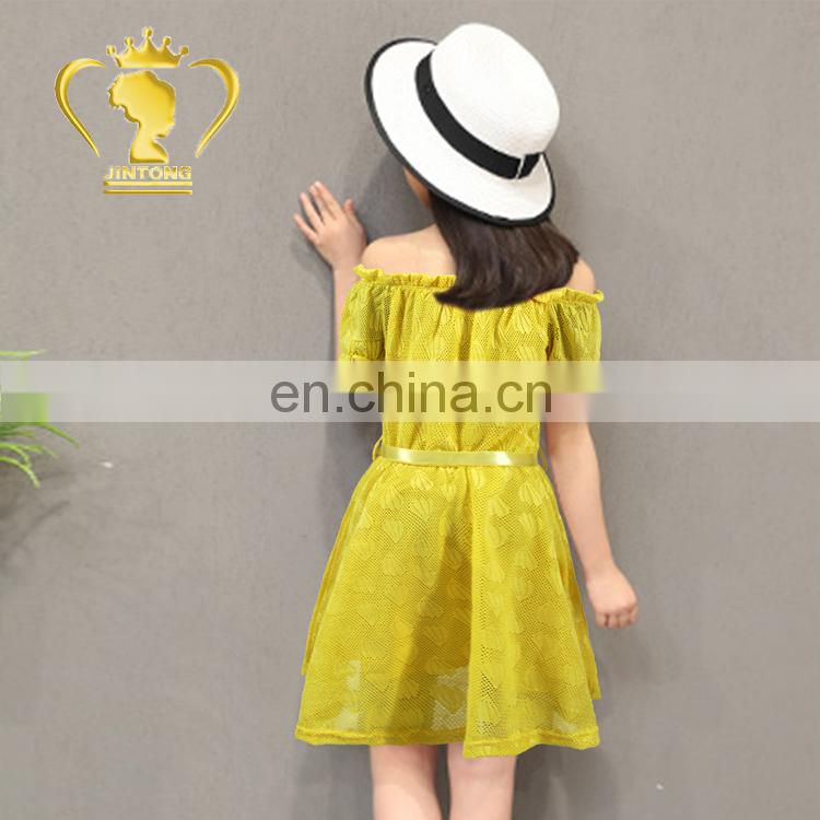 Girl party dress child s wear dress