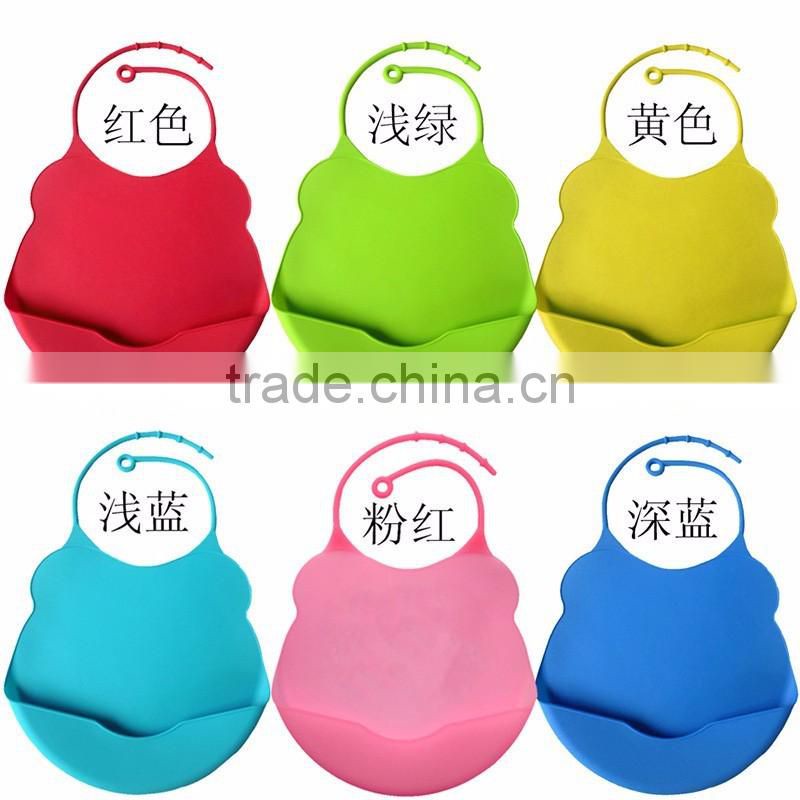 BPA free silicone baby bib soft infant feeding baby kids bibs