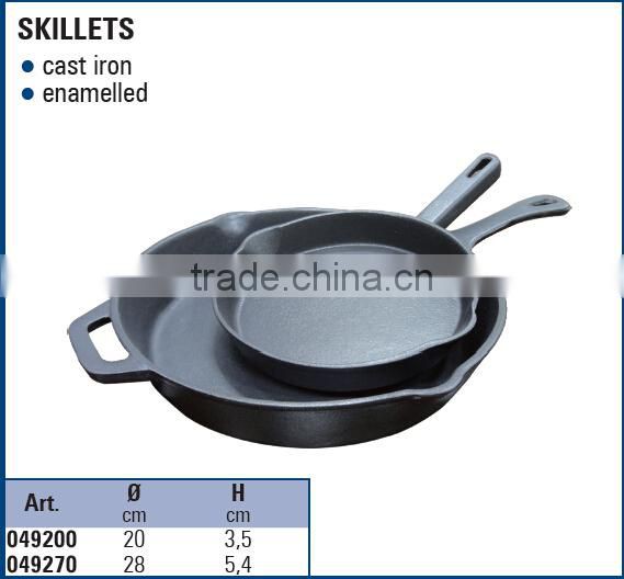 cast iron skillet sizzle plate / skillet plate / grill skillet