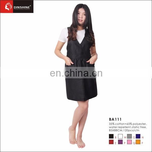 Silvercell Barbers apparel Hair Cutting salon nail uniform Hairdressing Clothes Pink