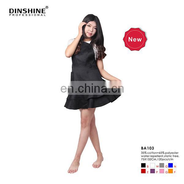 2017 high quality hair salon nylon aprons
