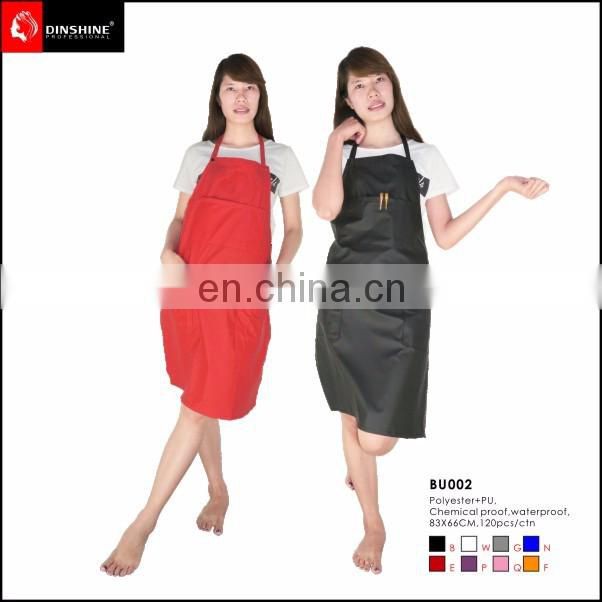 Customized barber jacket hair salon apron for make up salon uniform