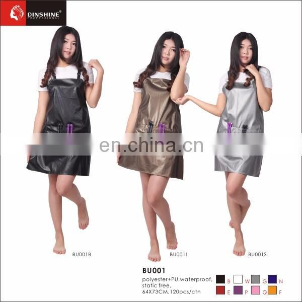 Customized barber jacket hair salon apron for make up salon uniform