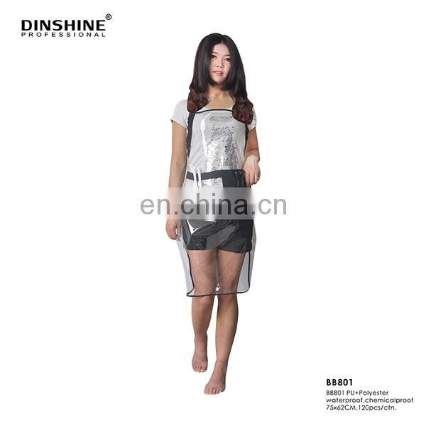 2017 good sell high quality durable fashion polyester salon tablier apron