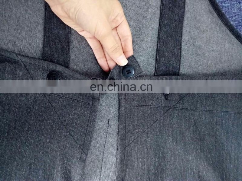 2017 Wholesale jeans apron for man durable