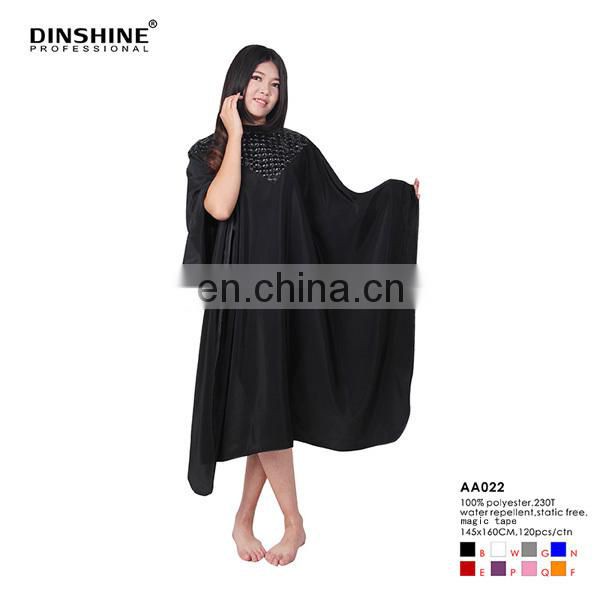 cotton+polyester nail salon uniform barber apron for hairdressing