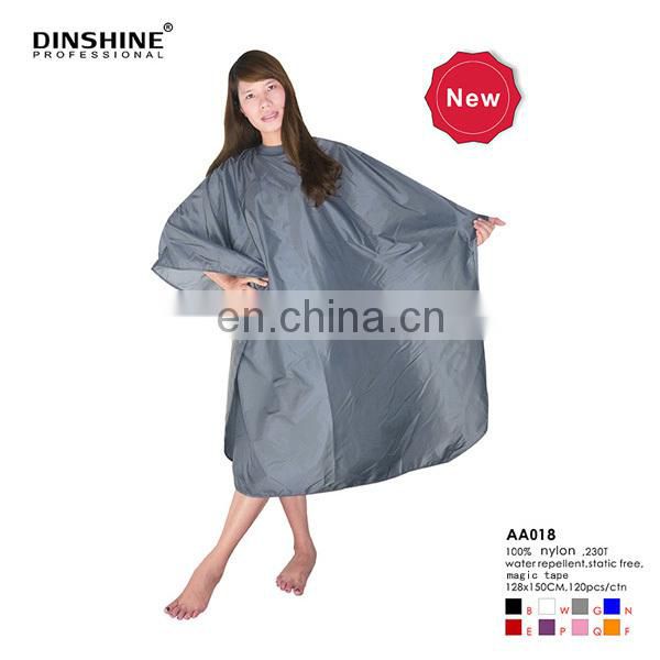 cotton+polyester nail salon uniform barber apron for hairdressing