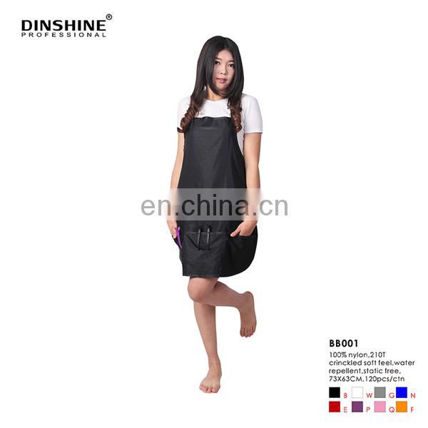 2017 good sell high quality durable fashion polyester salon tablier apron