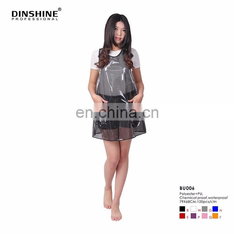 2017 hot new products waterproof black barber apron