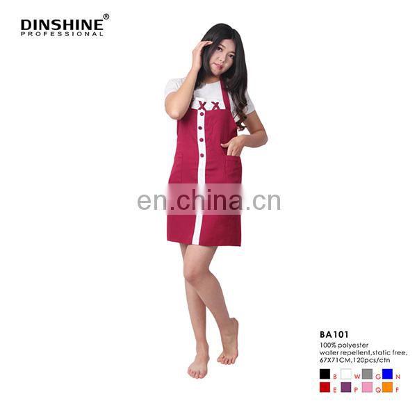 2017 high quality hair salon nylon aprons