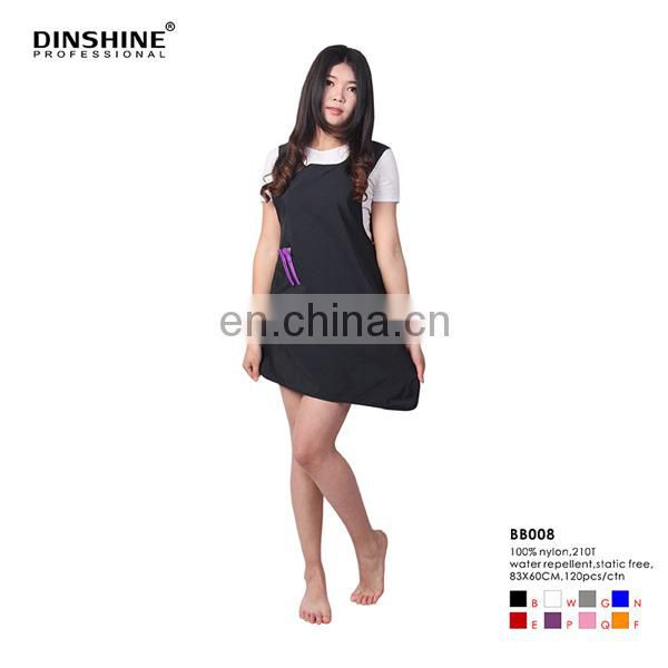 2017 good sell high quality durable fashion polyester salon tablier apron