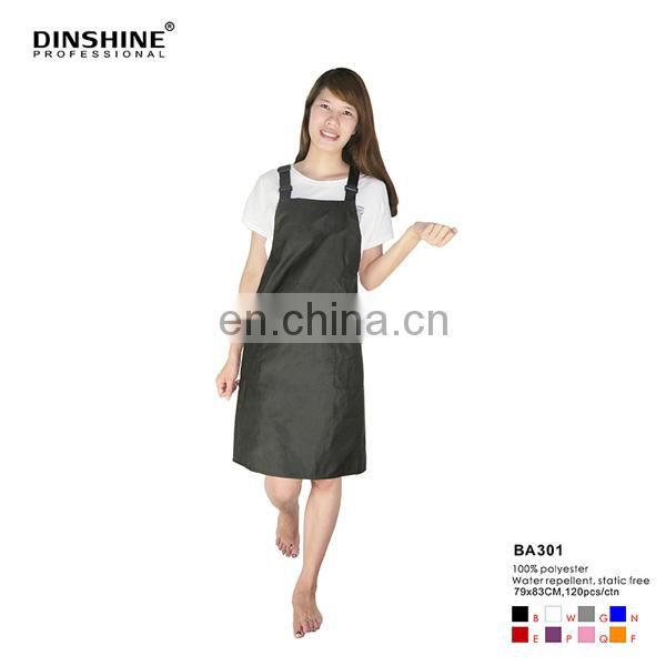 2017water repellent high quality durable polyester salon tablier salon apron