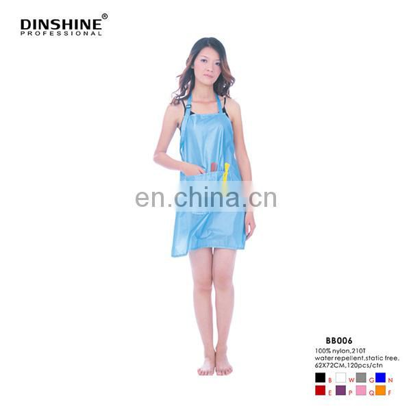 2017 good sell high quality durable fashion polyester salon tablier apron