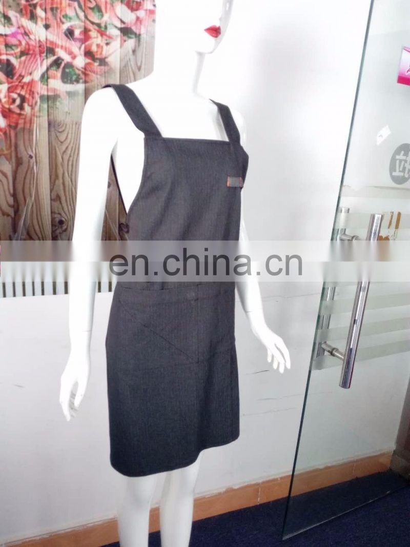 2017 Wholesale jeans apron for man durable