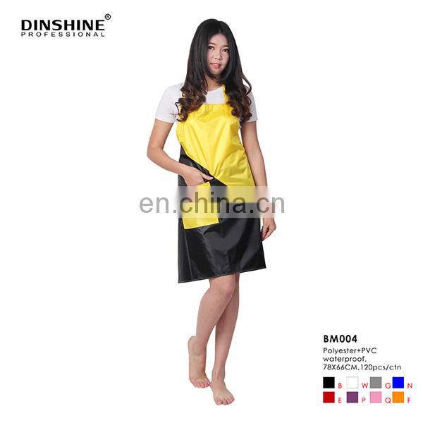 2017 good sell high quality durable fashion polyester salon tablier apron
