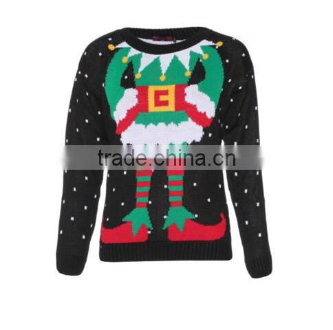 100% cotton christmas sweater jumper,cute pullover sweater,christmas jumper