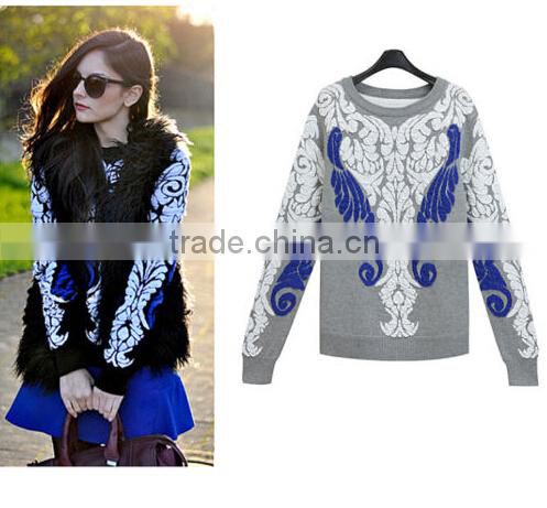 couple knit sweater,western pullover sweater,fashion couple pullover sweater