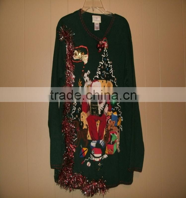 2014 women fashion christmas sweater knitting patterns