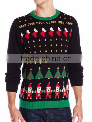 Men's Santa Invaders Ugly Christmas Sweater,Sweater Christmas Wear,Christmas Sweater Invade
