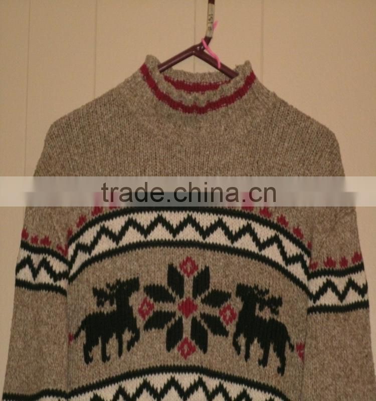 2014 women fashion christmas sweater knitting patterns