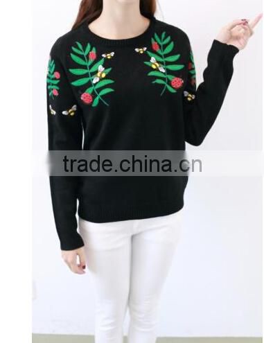 girls stylish knitted pullover sweater,teenager pullover sweater for christmas