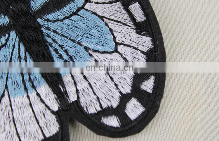 Decorative clothing patches and custom embroidery butterfly applique