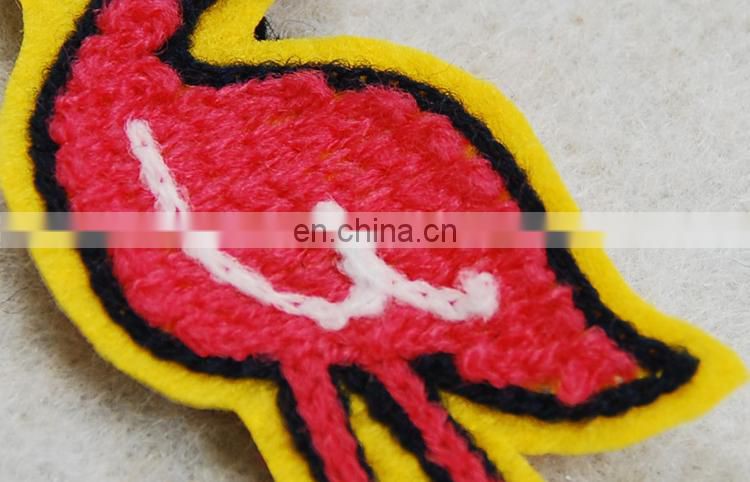 2017 new design embroidery felt patch