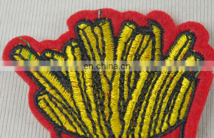 Customized garment woven patches new design embrioded badges
