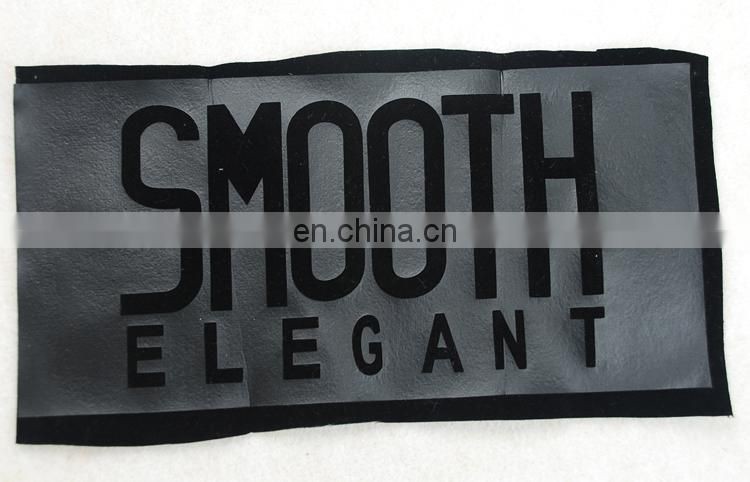 Fancy mark 3D embroidery pu letter patch