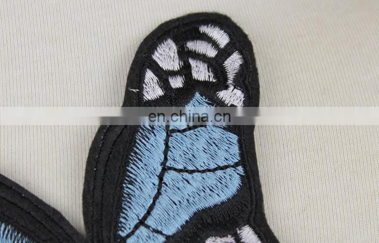 Decorative clothing patches and custom embroidery butterfly applique