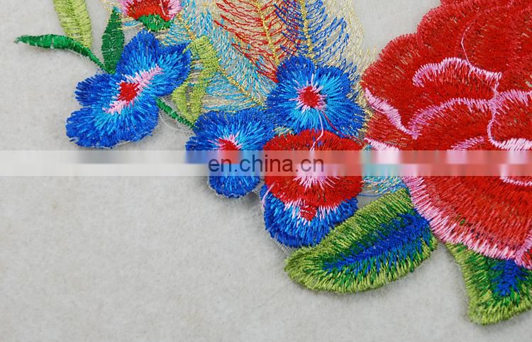 Beautiful rich multicolored decorations applique embriodery patch