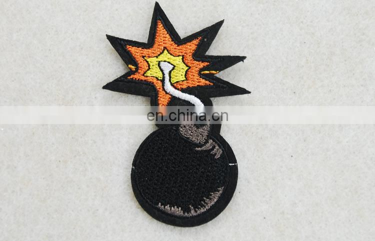 2017 new fancy style mine applique embriodery patch