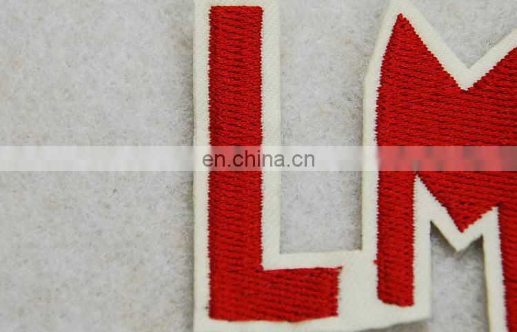 2017 the newest style embroidery letter patch