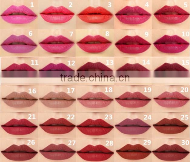 OEM factory red pink nude series long lasting waterproof matte lipstick