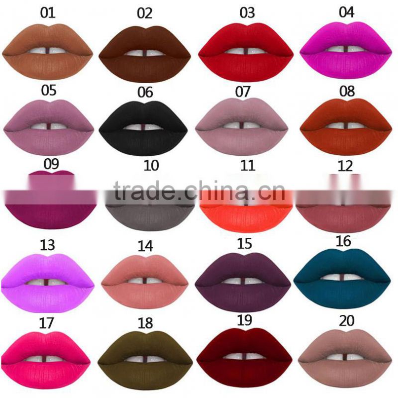 Professional private label natural matte waterproof lipstick