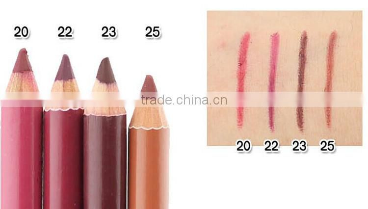 Private label 28 colors lipstick lip liner pencil
