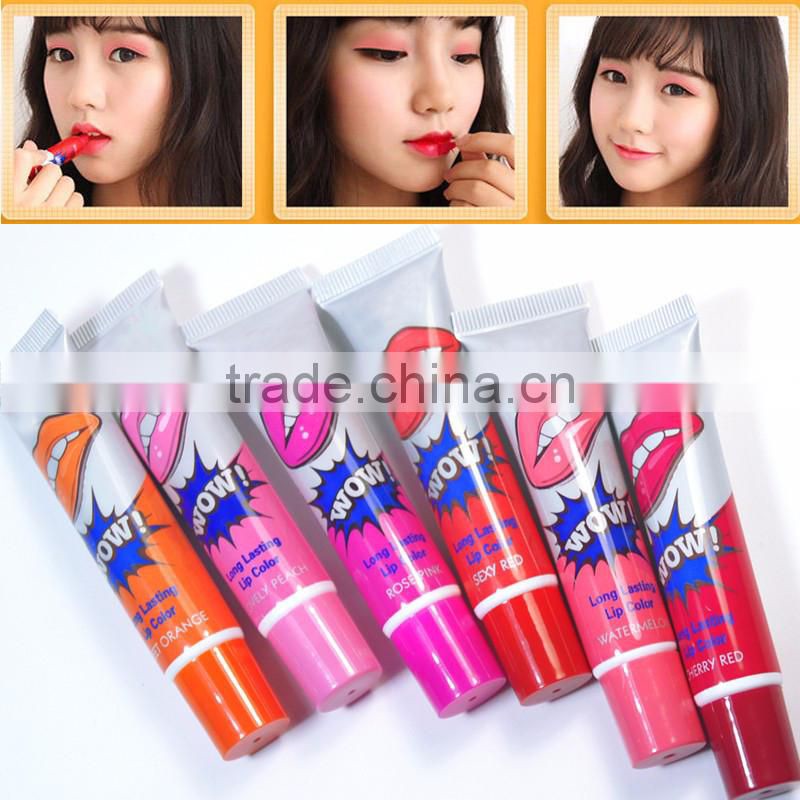 Girls makeup tools magic lipstick waterproof peel off lip gloss