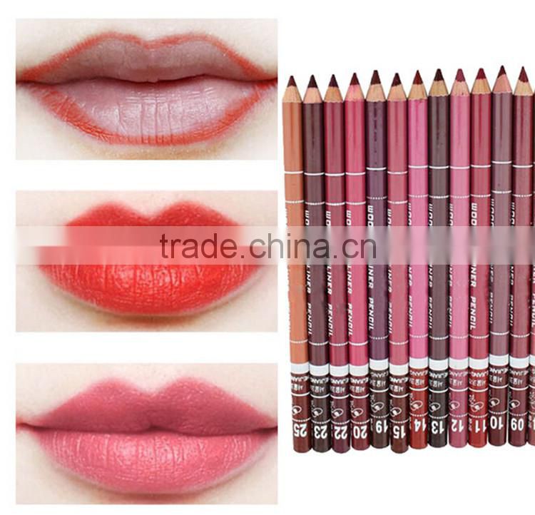Private label 28 colors lipstick lip liner pencil