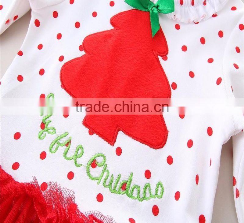 Baby christmas clothes 2017 new arrivals garments american names baby clothing suit in guangzhou china