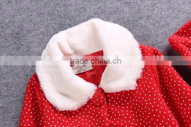 Wholesale baby girls dress photo modern girls dresses girls red coat and frocks design kids red polka dot christmas dress