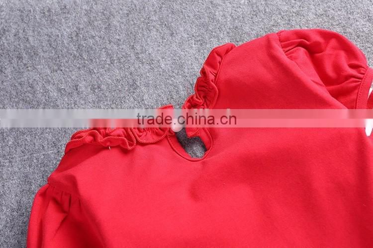 Bulk wholesale kids clothing red clothing set christmas baby bodysuit kids wear christmas design christmas pajamas family