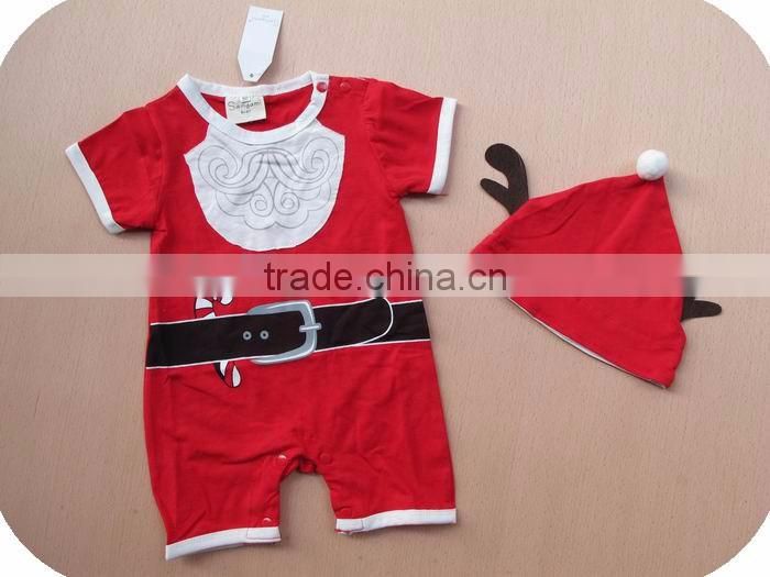 Guangzhou feiming factory baby romper suit boutique kids romper jumpsuit christmas novelty product clothes