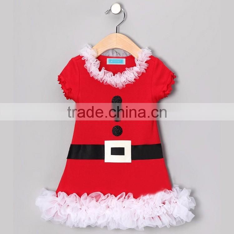 Wholesale 2016 red mini baby christmas dress best toys for 2016 christmas gift baby christmas clothes dress