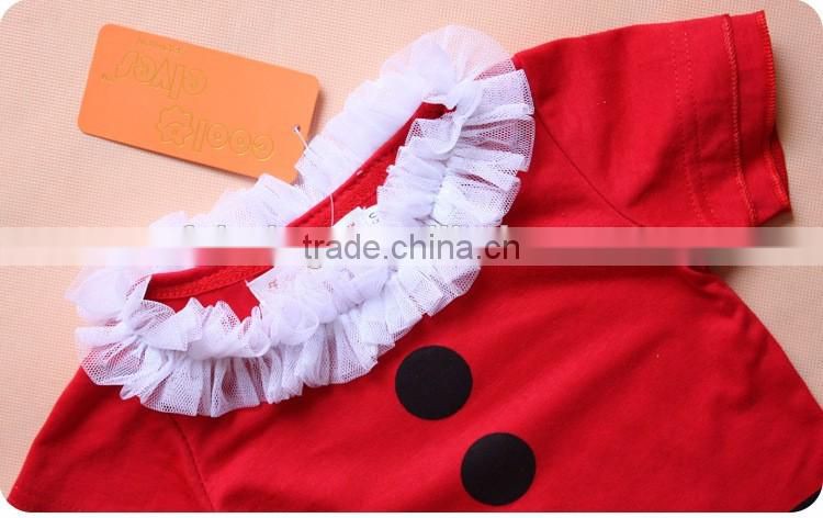 Wholesale 2016 red mini baby christmas dress best toys for 2016 christmas gift baby christmas clothes dress
