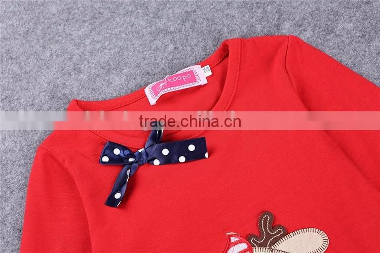 China manufacturer baby clothes kids chriatmas design bodysuit 2 pcs child clothing dot polka fall clothes