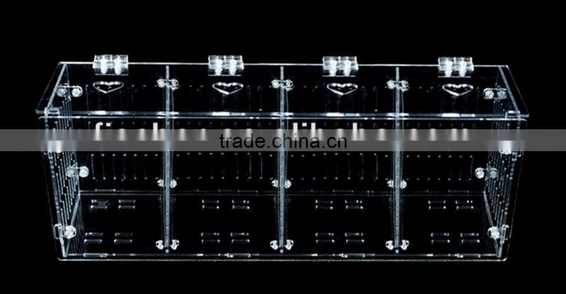 Acrylic Aquarium fish breeding trap, guppy breeder box