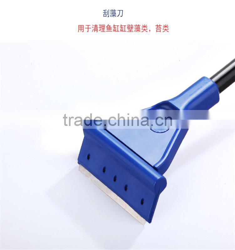 Aquarium plant fork/fish net/ gravel rake/aquarium algae caraper /aquarium tank cleaner with telescopic long-handled