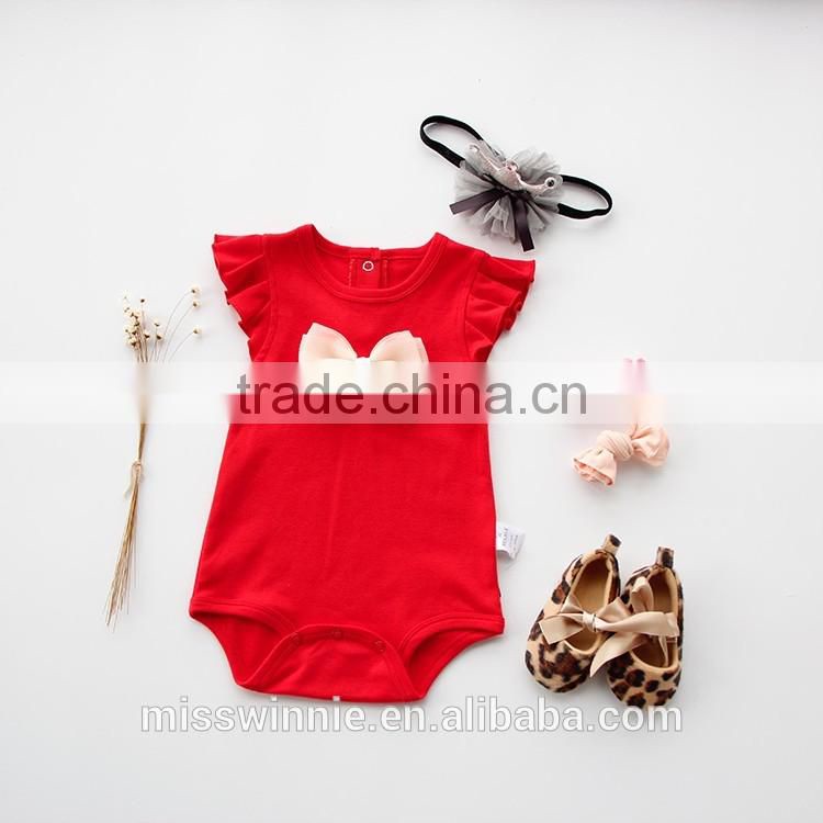 Wholesale Top Quality Newborn Baby Unisex Romper 100% Cotton Baby Clothes Short Sleeve Baby Rompers
