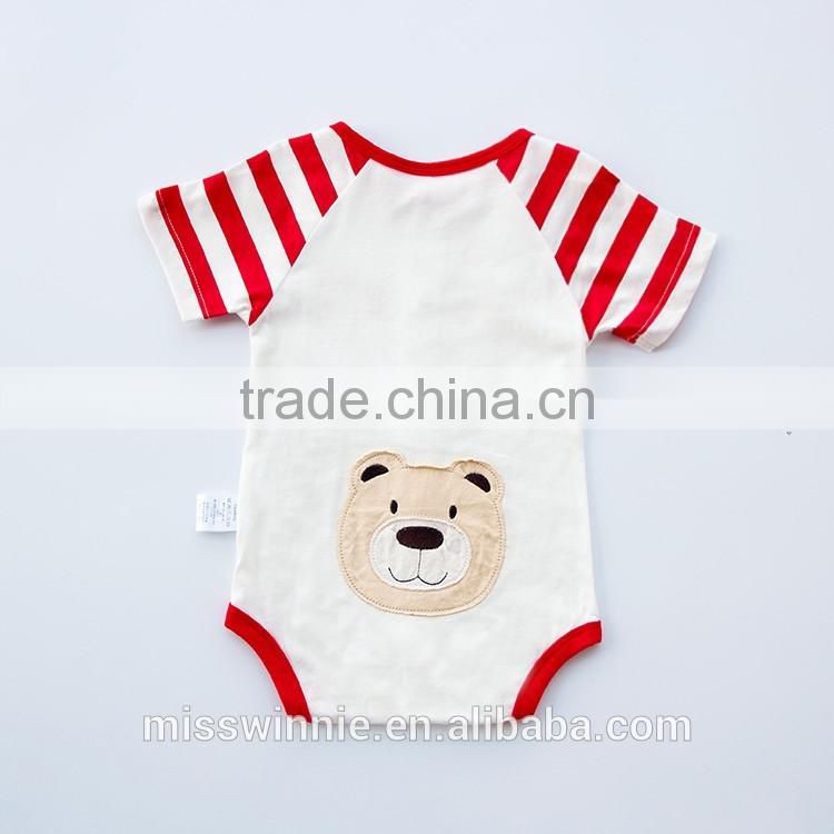 Wholesale Top Quality Newborn Baby Unisex Romper 100% Cotton Baby Clothes Short Sleeve Baby Rompers